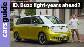 Volkswagen ID Buzz 2025 review Is this the electric Kombi van adventurers have been waiting for [upl. by Llaccm]