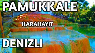 Pamukkale Karahayıt Denizli Türkiye  Karahayit Red Springs  Kırmızı Termal Su [upl. by Adnhoj]