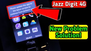 jazz digit 4g Kaios store Problem Solution  digit 4g update to app latest version Problem solve [upl. by Sixele]