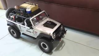 EssOne Engine Sound System  Axial SCX10™ 2012 Jeep® Wrangler Unlimited Rubicon [upl. by Nnayllehs]