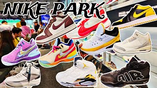 NIKE PARK NEW RELEASED BASKETBALL SHOESJ1DUNKS AND AF1 COLORWAYS [upl. by Leeda]