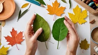 Get Creative with SIMPLE LEAVES and Peel Crafting Ideas [upl. by Dagmar543]