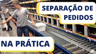 SEPARAÇÃO DE PEDIDOS na prática  LOGÍSTICA  Picking na prática [upl. by Buzz384]