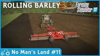 No Mans Land 11 FS22 Timelapse Sowing amp Rolling Winter Barley Mulching Fertilizing amp Forestry [upl. by Asiulana]