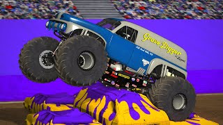 Crashes And Saves 3 I Rigs of Rods Monster Jam [upl. by Zannini248]