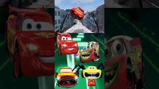 Cars 3 Mater Exe vs Spider Lighting McQueen vs Lighting McQueen Exe vs Cruz Ramirez x Coffin Dance [upl. by Maurine738]