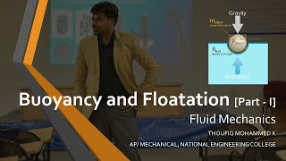 Buoyancy and Floatation Part  1  Concept and Problem  Fluid Mechanics  FM  TRB  GATE  Tamil [upl. by Fina]