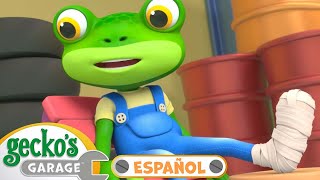 El accidente de Gecko  Garaje de Gecko  Carros para niños  Vídeos educativos [upl. by Notrom396]