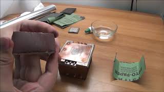 Removing CoolLaboratory liquid metal from a CPU and heatsink [upl. by Marduk41]