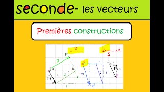 SecondeVecteurs Construction  les premiers pas [upl. by Margot]