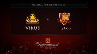 Virus vs TyLoo  Group Stage  Dota 2 International [upl. by Hump]