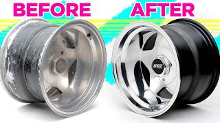 How to Hand Polish amp Restore Aluminum Alloy Wheels  Complete Tutorial [upl. by Sibby]