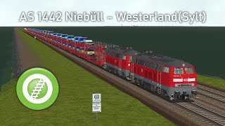 Open Rails  Marschbahn Halycon I AS 1442 I DEAF [upl. by Milli268]