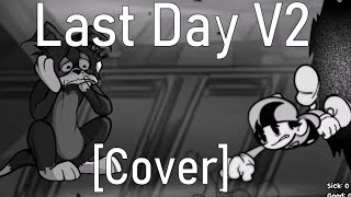 FNF Last Day V2 but Blue tom sings it Cover  Wednesday Infidelity Cover [upl. by Annibo460]