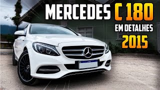 AVALIAÇÃO MERCEDES C180 EXCLUSIVE 2015  DETALHES [upl. by Lyrahc]