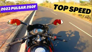 2023 Bajaj Pulsar 220F Top Speed Test [upl. by Aretina]