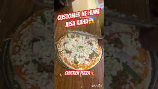 Aj hamare customer se kuch badhiya sa sunne ko mila😱🍕food cloudkitchen pizza streertfood [upl. by Carlos758]