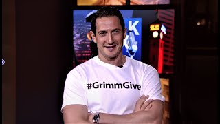 Grimms Sasha Roiz tries 3new poses amp promotes fundraiser grimmsterendowment [upl. by Crescantia]