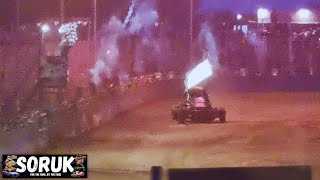 BriSCA F1 Stock Cars  World Championship Final Part 2 Northampton Shaleway  9923 [upl. by Anujra]