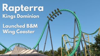 Rapterra  Kings Dominion  2025 BampM Launched Wing Coaster  NoLimits 2 PreCreation [upl. by Ecerehs]