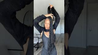 different ways to style knotless braids [upl. by Joub]