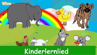 Die Lieder der Tiere  Kinderlied in Deutscher Sprache  Sing mit Yleekids [upl. by Nyer]