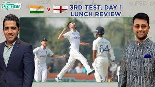 Cricbuzz Chatter Rohit hits 50 but India lose 3 wickets vs England at Lunch on Day 1 of 3rd Test [upl. by Ynohtnanhoj]