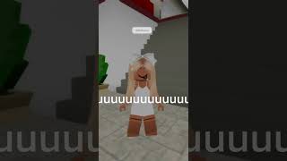 Avec un petit nœud bleu 😭 shorts roblox [upl. by Enajiram]