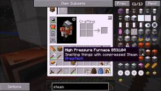 Steam Compressor and Forge Hammer  Minecraft Infitech 2 GregTech  Episode 4 [upl. by Roland]