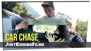 Movies Vs Real Life Car Chase [upl. by Neerehs857]