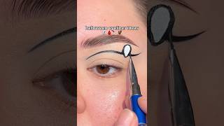 Halloween eyeliner ideas👻🦇🩸 makeuptutorial shorts halloween2024 halloween makeup [upl. by Etnohs]