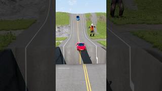 Cars vs giant pit part87 automobile beamngdrive car gaming shorts india shortvideo [upl. by Warfore]