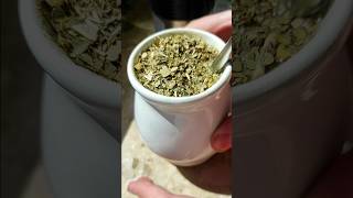 Yerba mate mountain🧉🌿how to make a mountain in yerba mate yerbamate preparation mountain [upl. by Einnov]