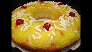 RECETA MUY FÁCIL PARA PREPARAR ROSCA DE PASCUA [upl. by Vareck]