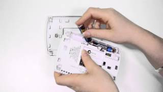 How to change the batteries in your Brivis TH4110 programmable wall control [upl. by Fishbein]