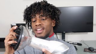 How I Diffuse My Curly Hair for beginners [upl. by Enila]