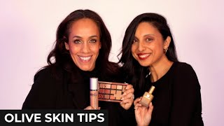 Best Makeup for Olive Skin Tones   Golden makeup tips [upl. by Sirak]