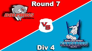 Div4 U15  Redcliffe Dolphins vs North Lakes Kangaroos [upl. by Ahsei992]