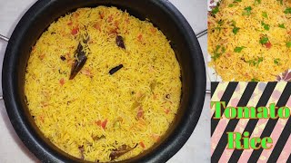 Tomato Rice Recipe In Telugu  How To Make Tomato Rice  Simple amp Spicy Tomato Rice Recipe [upl. by Ahsienar775]