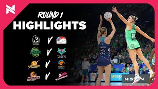 Suncorp Super Netball Highlights  Round 1 2023 [upl. by Berthe]