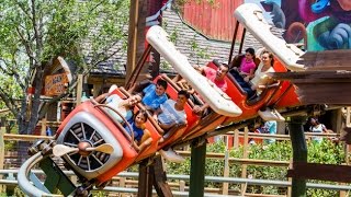 Barnstormer Ride Along  Fantasyland  Magic Kingdom  Walt Disney World [upl. by Aehtrod]