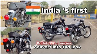 New Bullet 350 Into OLD Bullet 350  Tail Light modification royalenfield BulletTower [upl. by Ailb245]