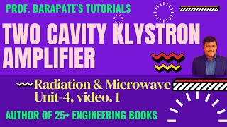 TWO CAVITY KLYSTRON AMPLIFIER [upl. by Clapper]