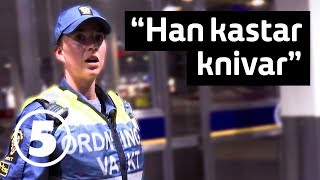 Tunnelbanan  Vad hände sen Matilda och Per var med när knivmannen blev skjuten på plattan [upl. by Reinaldo]