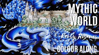 Colour Along  Mythic World by Kerby Rosanes  Wawel Dragon  Part 2 [upl. by Rugen]