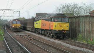 47739 Colas Rail KSA cube wagon move Cadder to Hamilton Steele [upl. by Seroled]