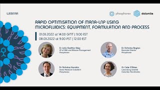 Rapid optimisation of mRNA LNP using microfluidics Equipment formulation and process [upl. by Finzer473]