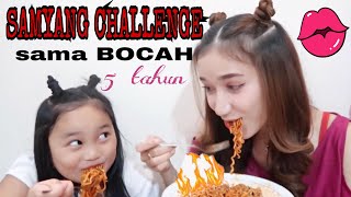 SAMYANG CHALLENGE sama BOCAH 5 tahun  Marisha Chacha [upl. by Isabeau384]