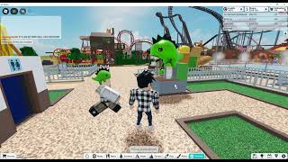 Terrcera part acabant de construir la area tropical en el Theme Park Tycoon Roblox [upl. by Lirba53]