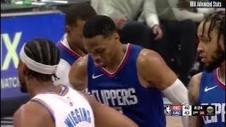 Russell Westbrook 9 pts 2 reb 7 ast vs Phoenix Suns  20240108 [upl. by Nancey]